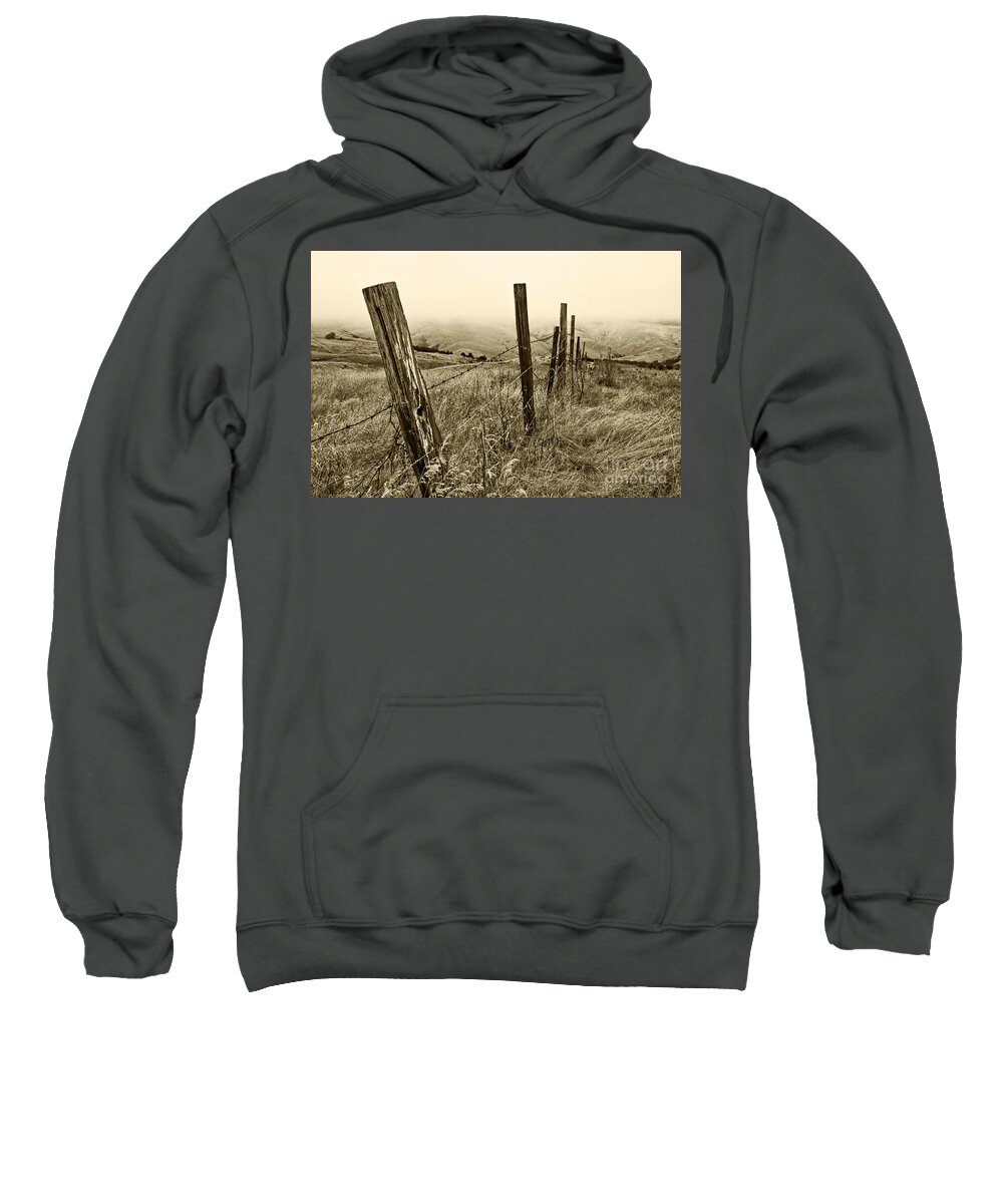 California Sweatshirt featuring the photograph Bay Hill Road by Roselynne Broussard