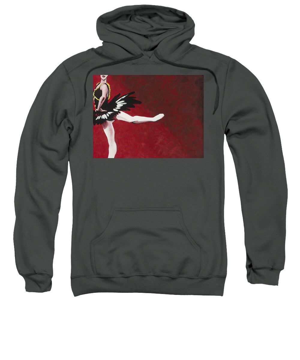 Aesthetic Sweatshirt featuring the painting Bravo II by Jerome Lawrence