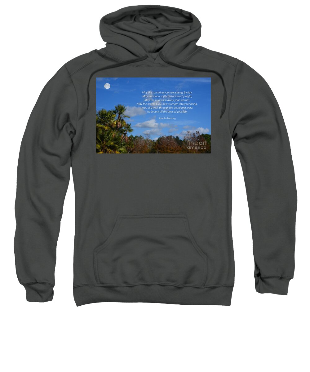 Apache Blessing Sweatshirt featuring the photograph 113- Apache Blessing by Joseph Keane