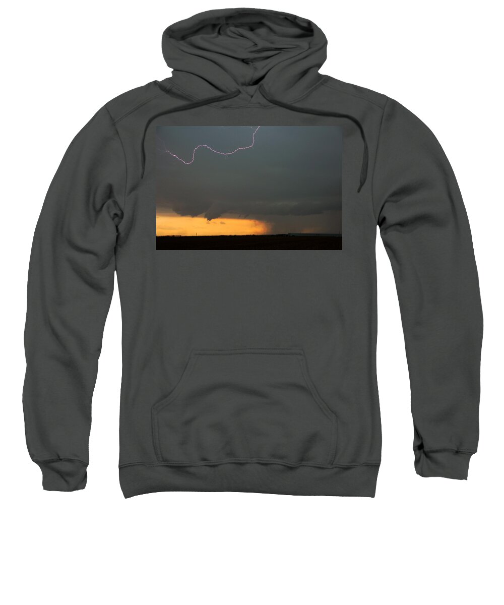 Stormscape Sweatshirt featuring the photograph Let the Storm Season Begin #17 by NebraskaSC