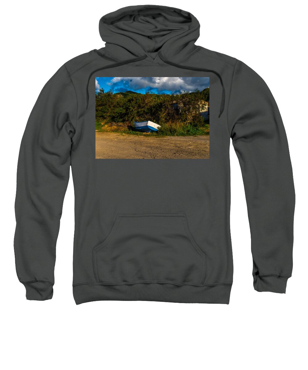 Art Sweatshirt featuring the photograph Boat at Rest #2 by Joseph Amaral