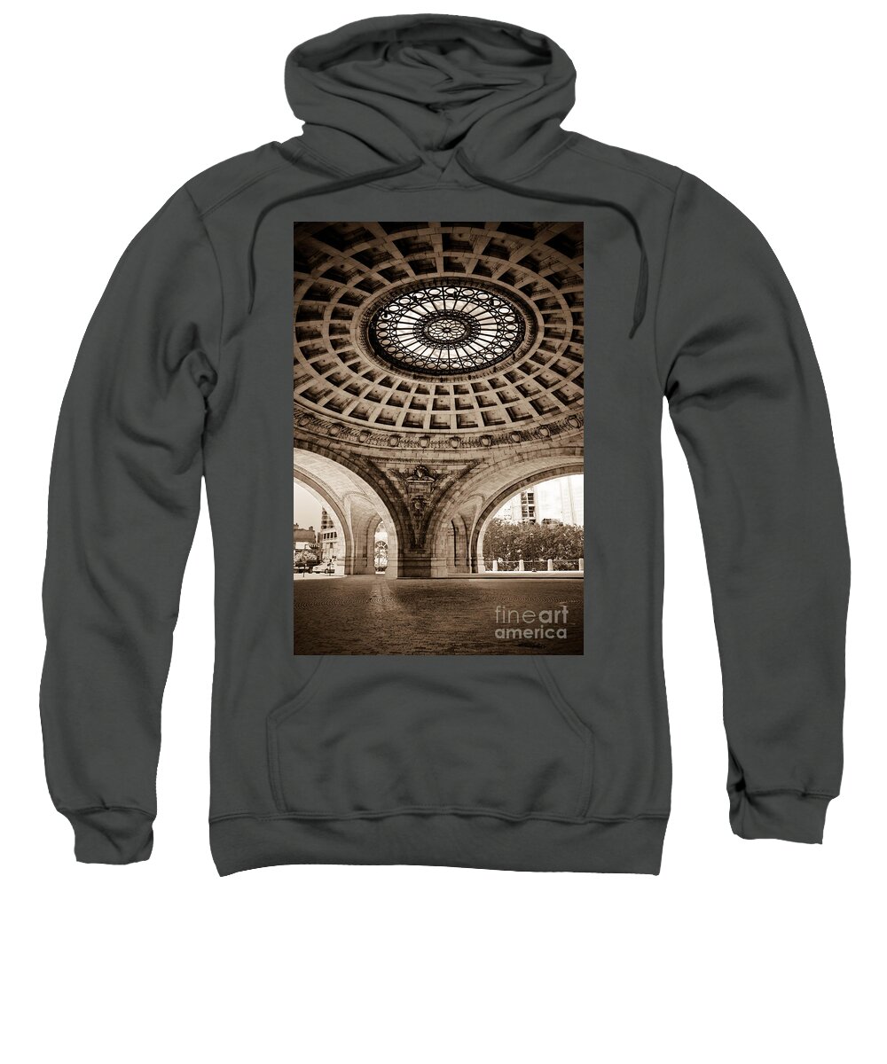 Alleghenycounty Sweatshirt featuring the photograph Grand Rotunda Pennsylvanian PIttsburgh #2 by Amy Cicconi