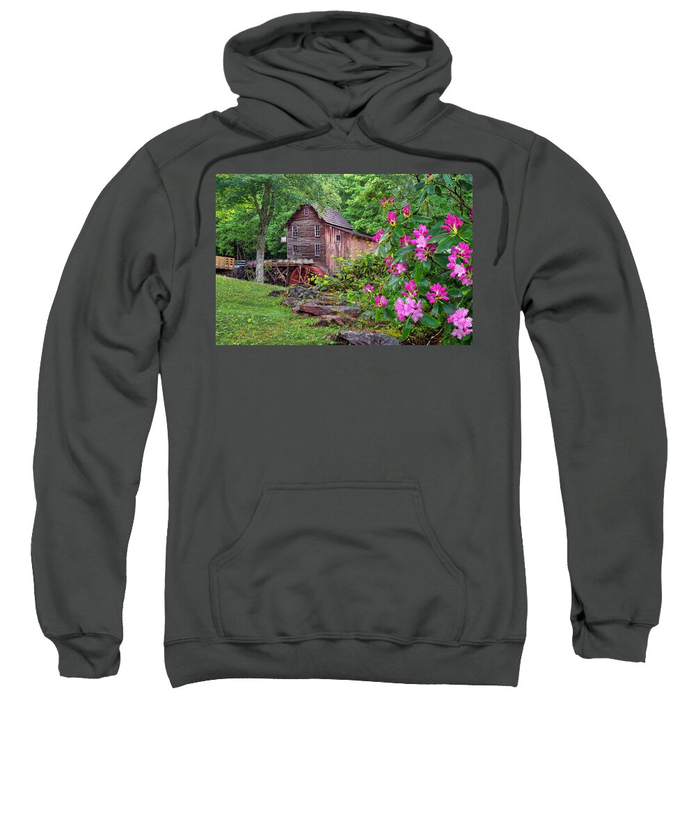 Babcock State Park Sweatshirt featuring the photograph Babcock State Park #4 by Mary Almond