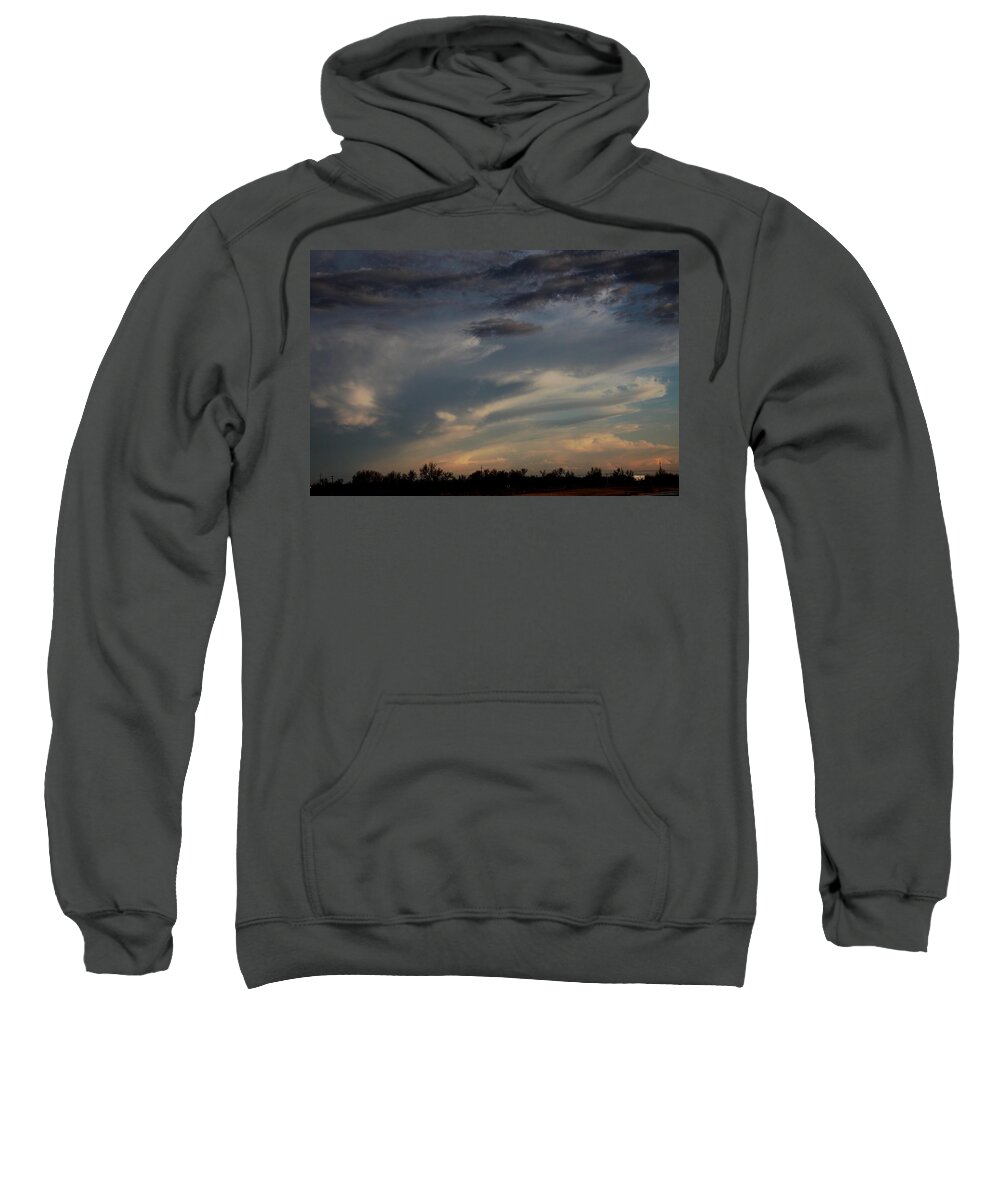 Stormscape Sweatshirt featuring the photograph Let the Storm Season Begin #32 by NebraskaSC