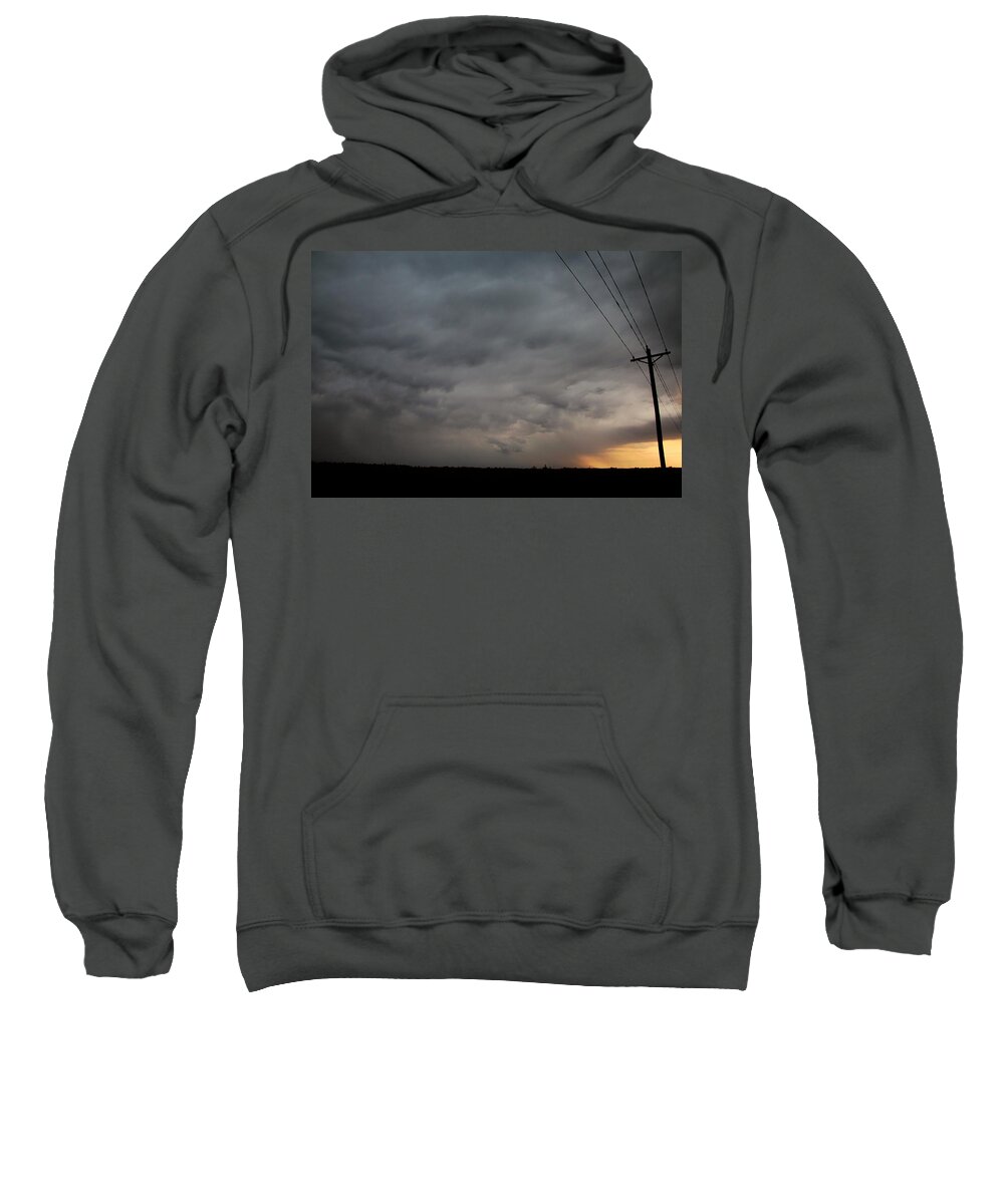 Stormscape Sweatshirt featuring the photograph Let the Storm Season Begin #27 by NebraskaSC