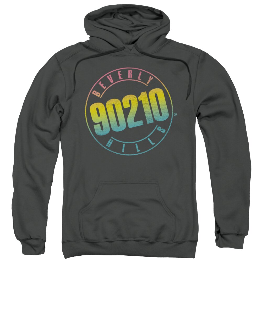 90210 Sweatshirt featuring the digital art 90210 - Color Blend Logo by Brand A