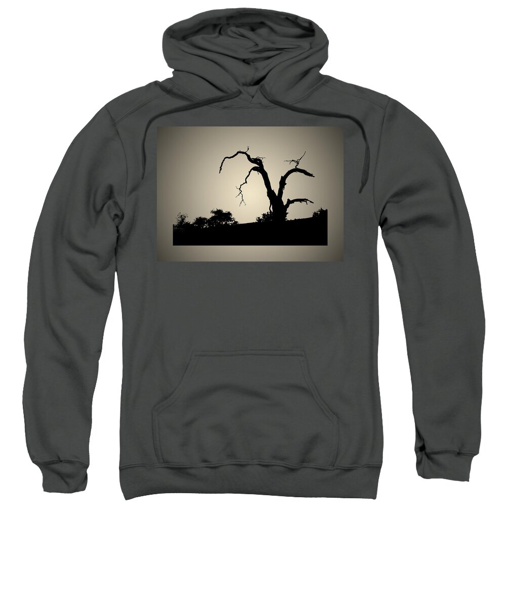 Bonsai Sweatshirt featuring the photograph A Dying Giant by Robert Woodward