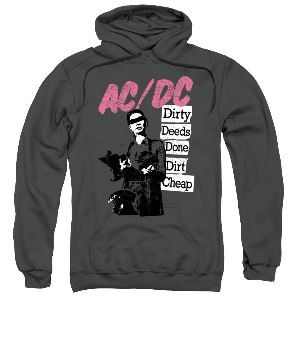  Sweatshirt featuring the digital art Acdc - Dirty Deeds by Brand A