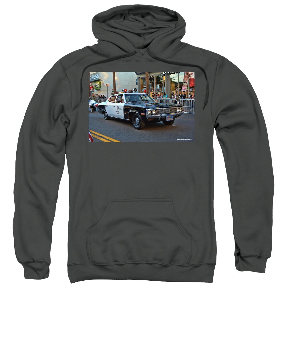 1972 Amc Matador Sweatshirt featuring the photograph Adam 12 by Tommy Anderson