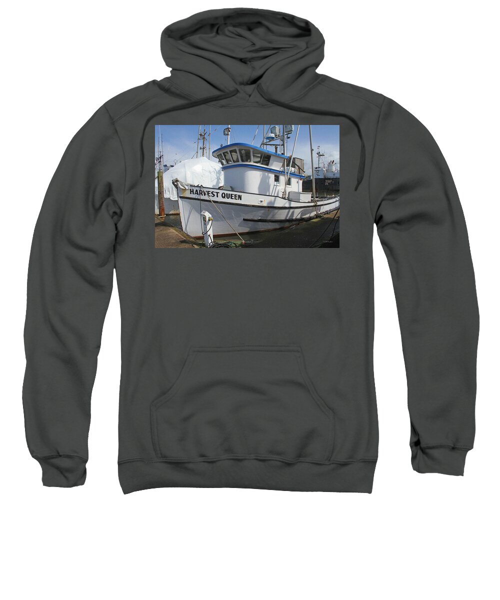 All Painted And Ready To Fish Sweatshirt featuring the photograph All Painted And Ready To Fish by Tom Janca
