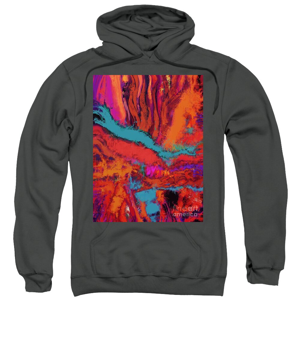 Altitude Sweatshirt featuring the digital art Altitude by Keith Mills
