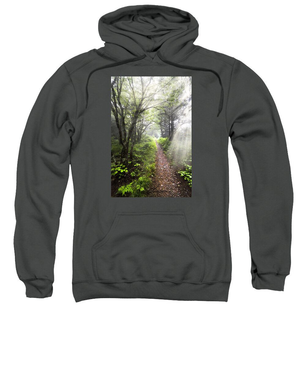 American Sweatshirt featuring the photograph Appalachian Trail by Debra and Dave Vanderlaan