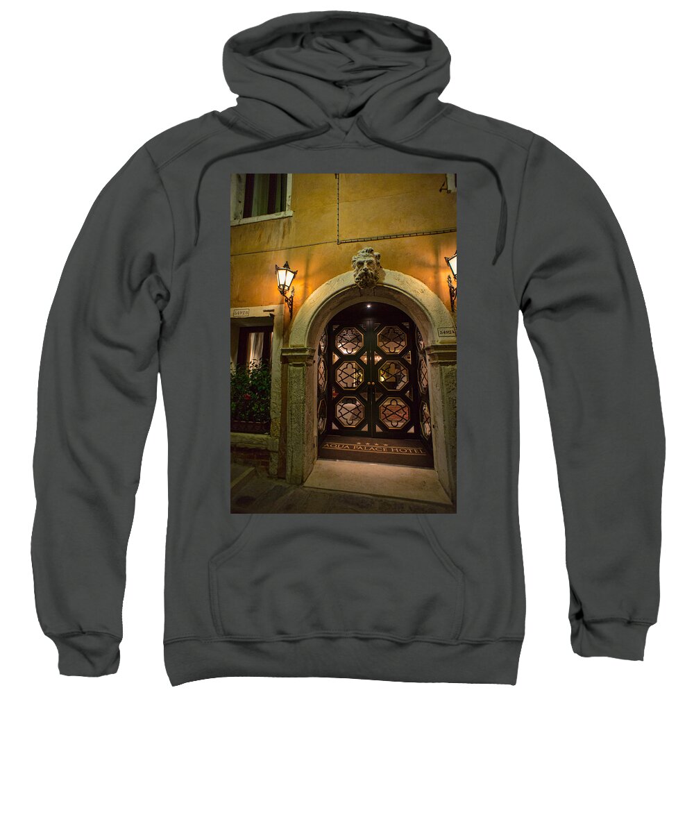 Italy Sweatshirt featuring the photograph Aqua Palace by Weir Here And There