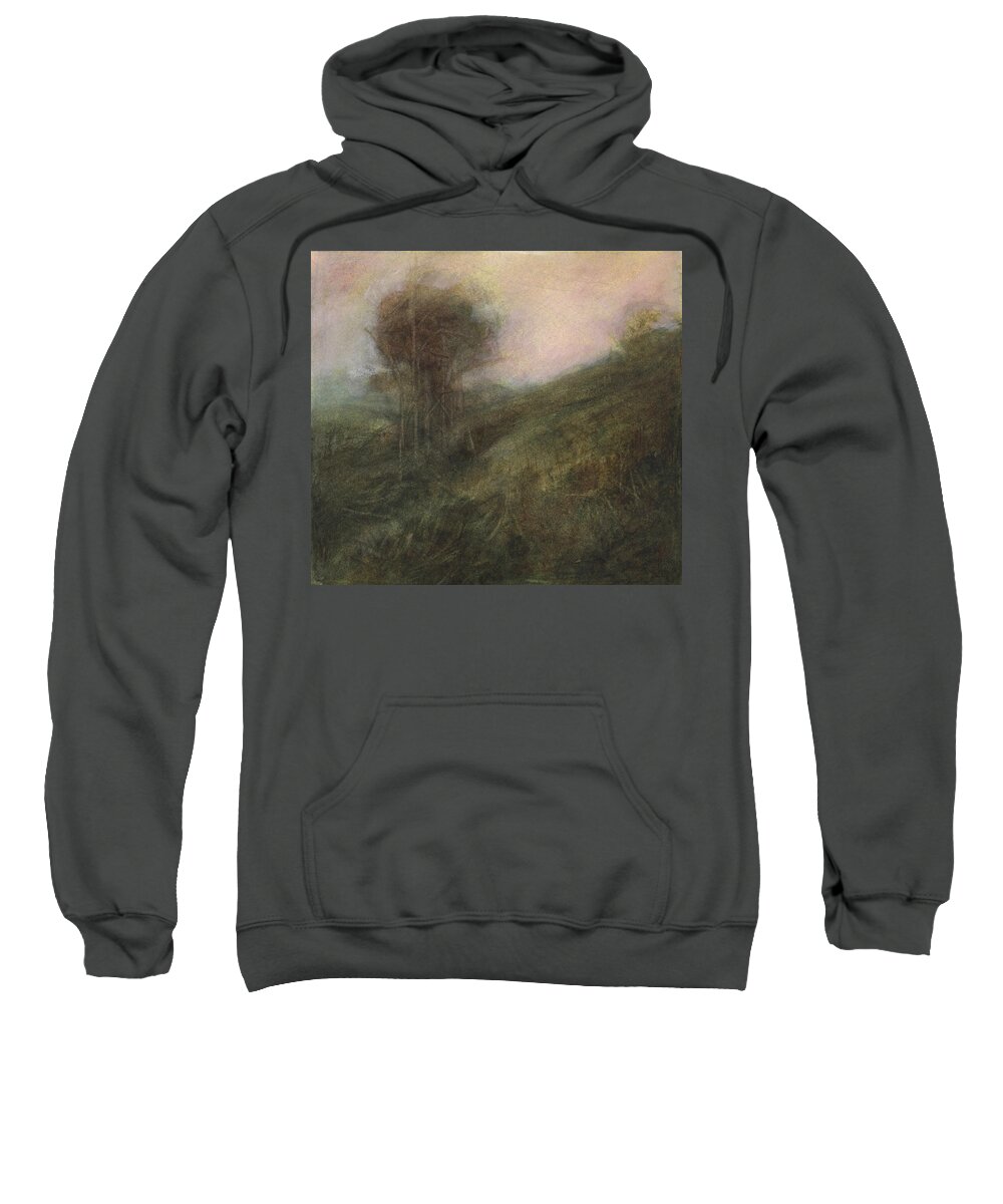 David Ladmore Sweatshirt featuring the painting Beacon Hill September by David Ladmore