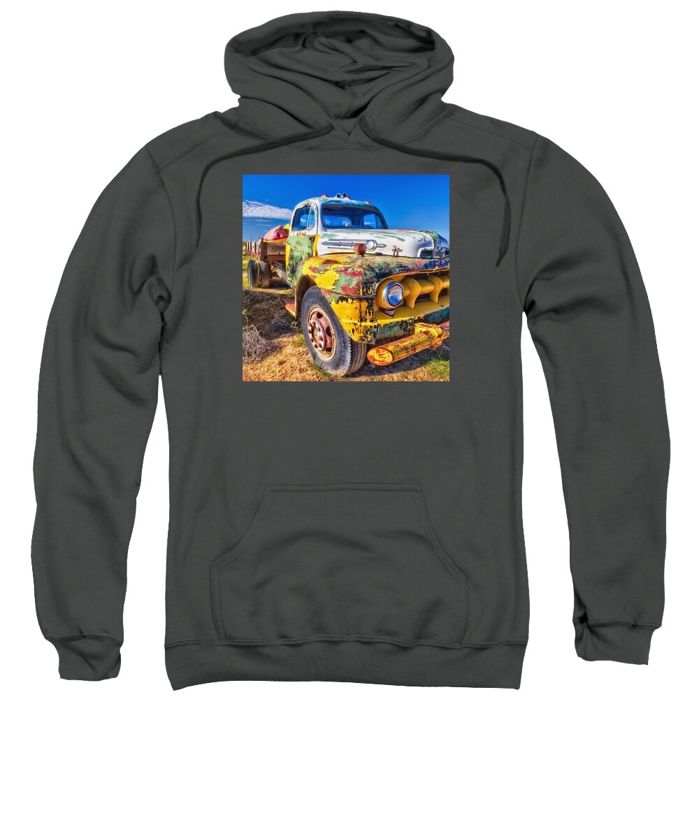 Ford Sweatshirt featuring the photograph Big Job by Daniel George