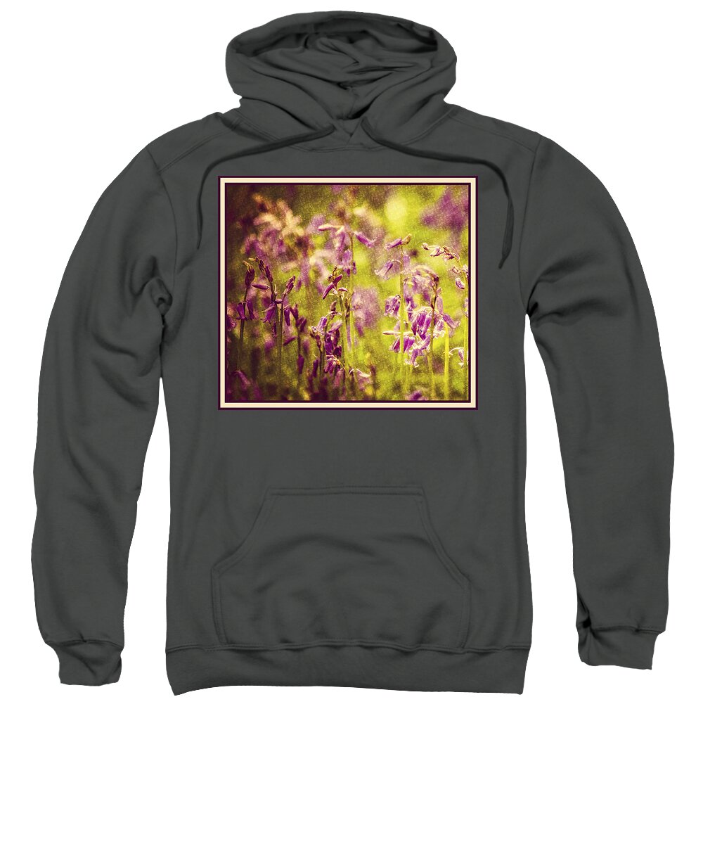 Bell Bottle Sweatshirt featuring the photograph Bluebell in the woods by Spikey Mouse Photography