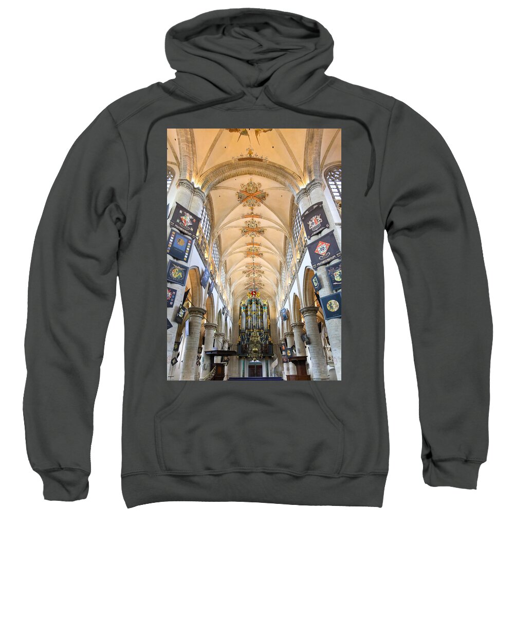 Breda Sweatshirt featuring the photograph Breda Cathedral by Jenny Setchell
