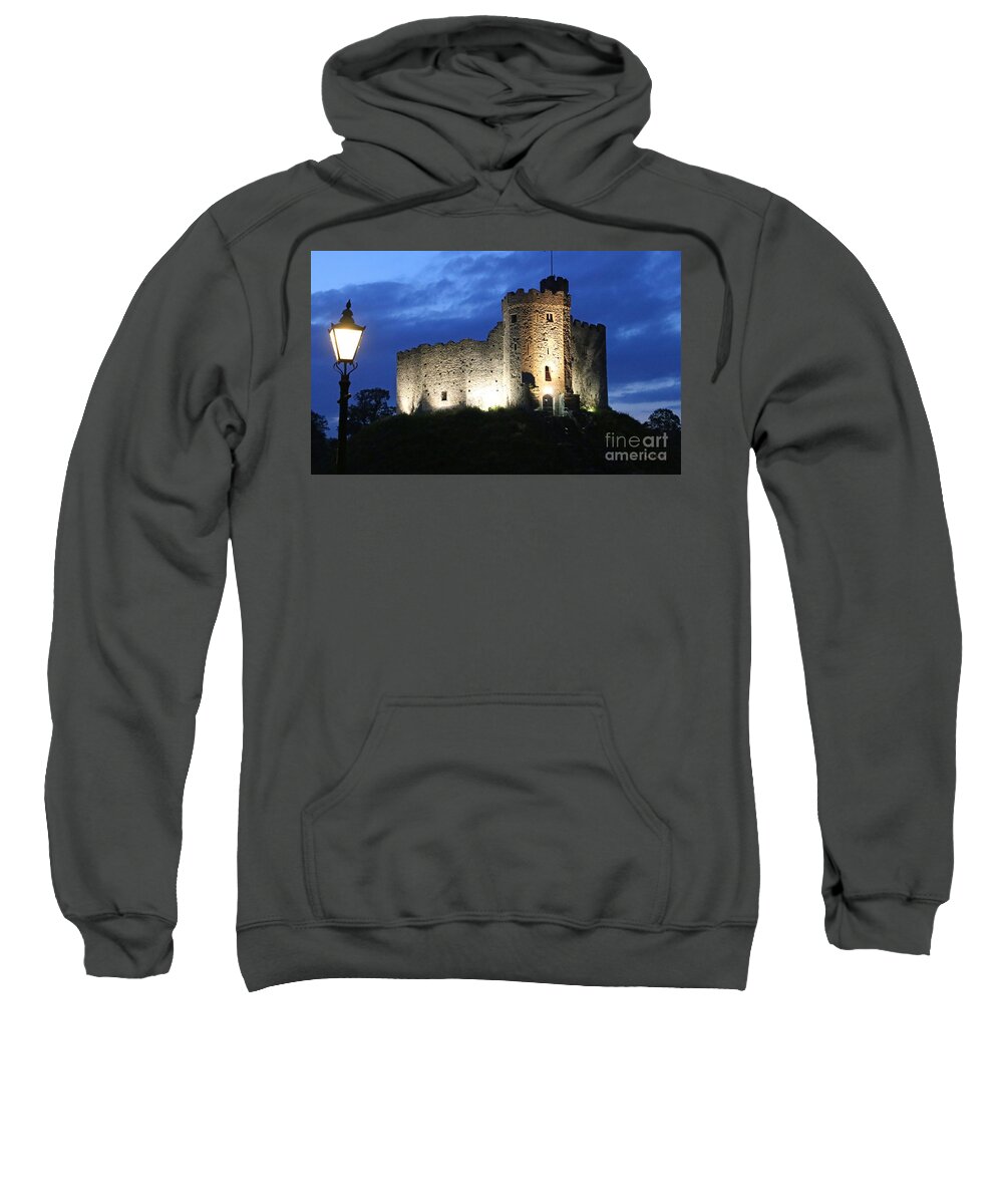 Cardiff Castle Sweatshirt featuring the photograph Cardiff Castle 8435 by Jack Schultz