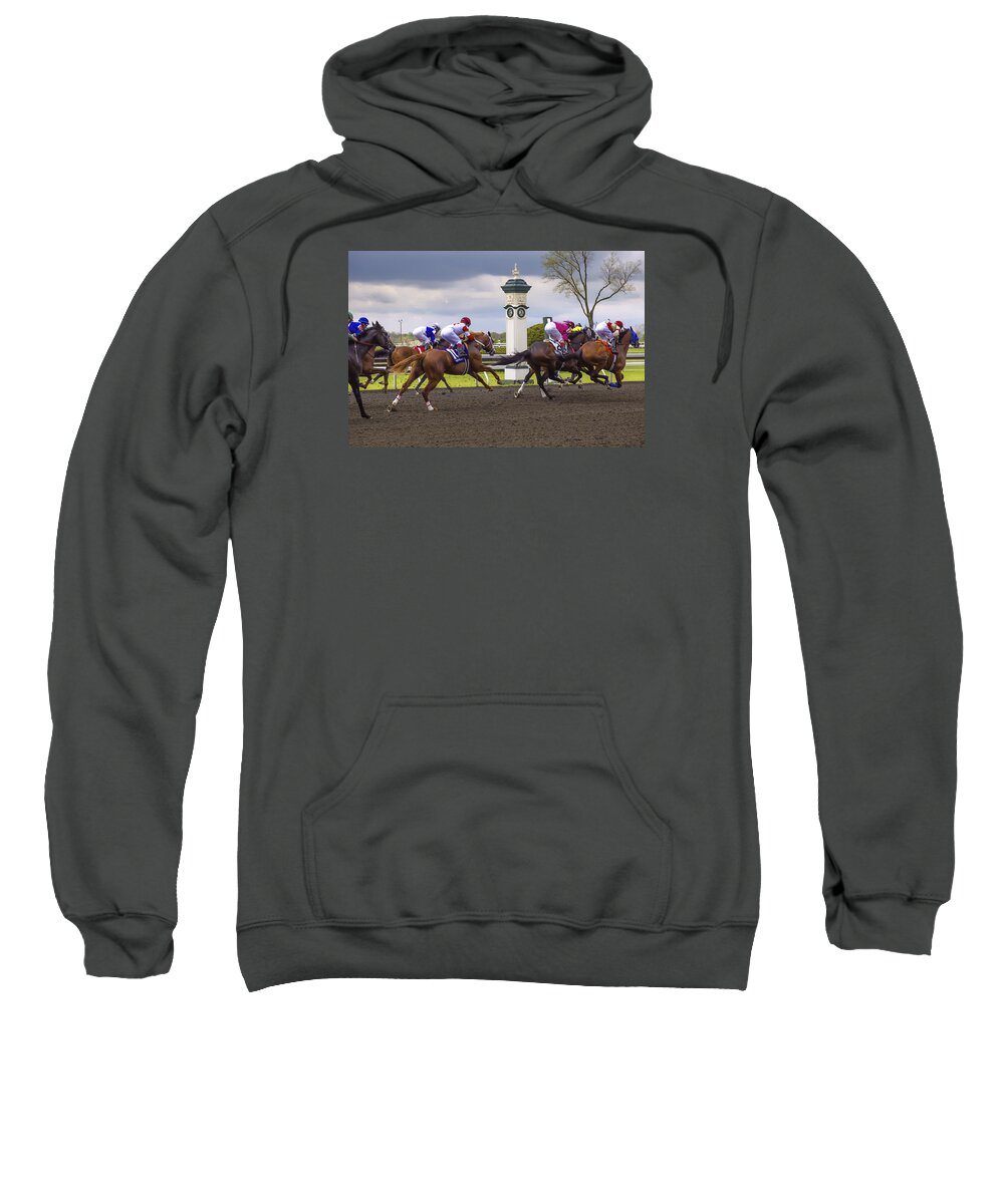 Action Sweatshirt featuring the photograph Catch Me by Jack R Perry