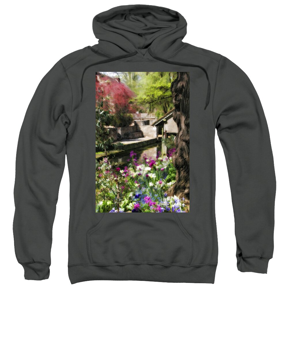 Flowers Sweatshirt featuring the photograph Chartres France by Timothy Hacker