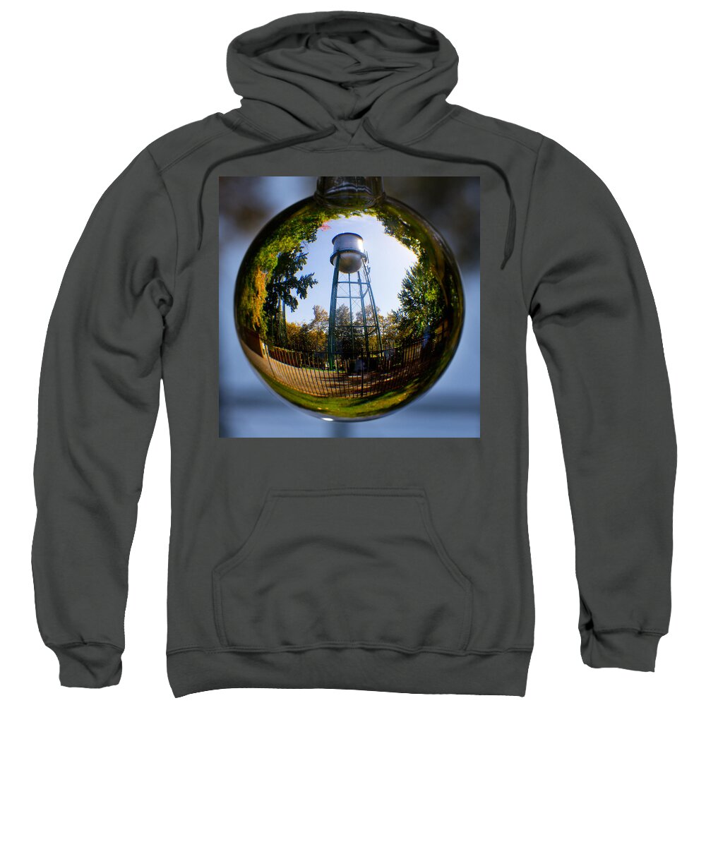Water Sweatshirt featuring the photograph Chico Water Tower by Robert Woodward