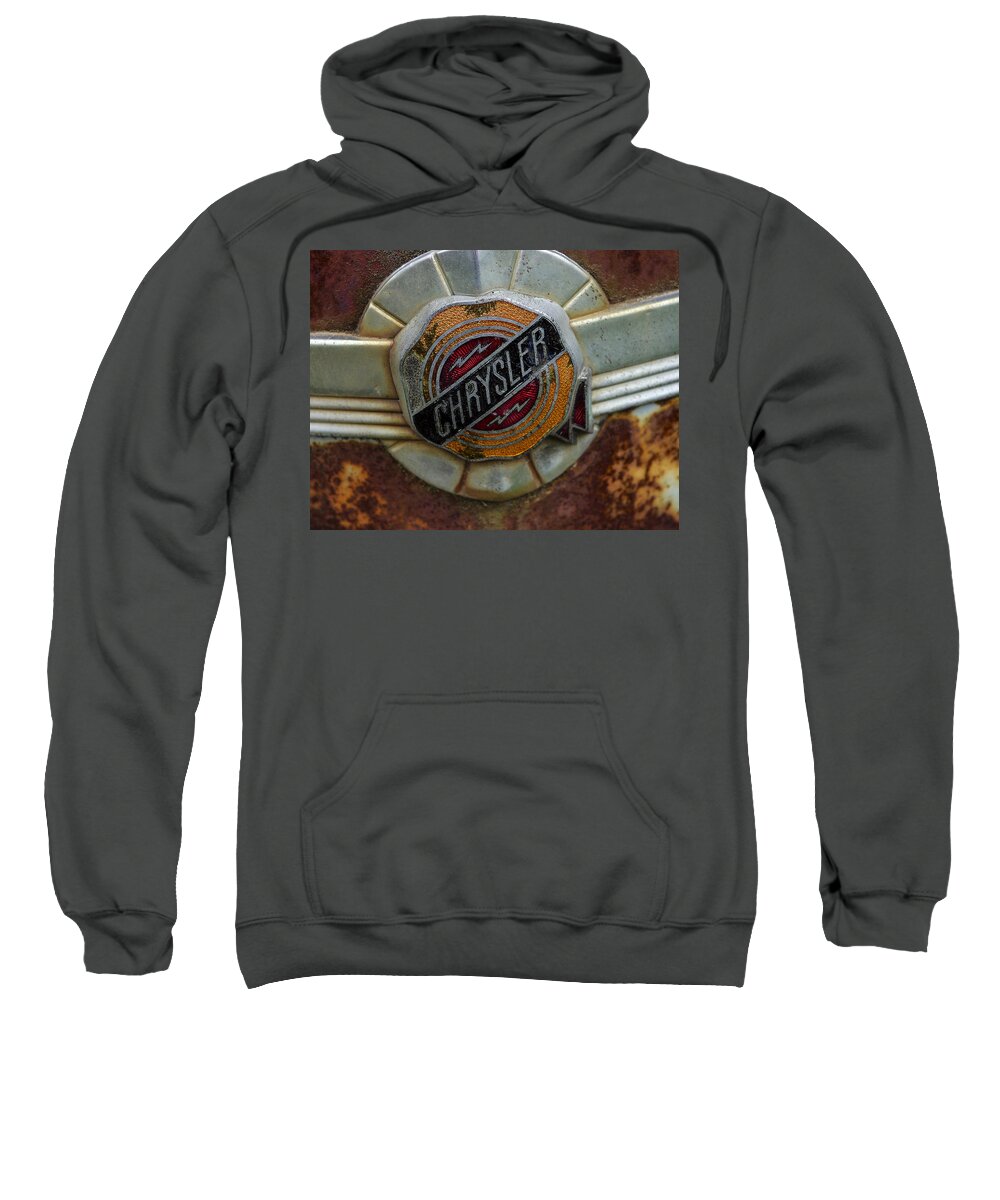 Car Sweatshirt featuring the photograph Chrysler by Jean Noren