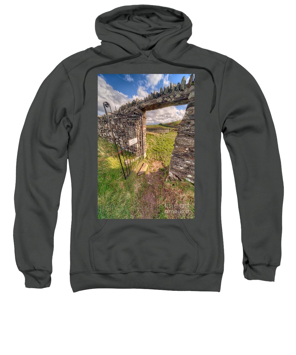 Architecture Sweatshirt featuring the photograph Church Gate by Adrian Evans
