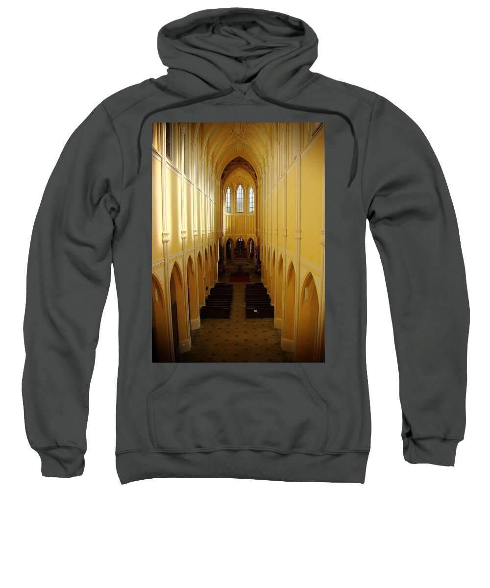Church Of The Assumption Of Our Lady And Saint John The Baptist Sweatshirt featuring the photograph Church of the Assumption of Our Lady and Saint John the Baptist by Zinvolle Art