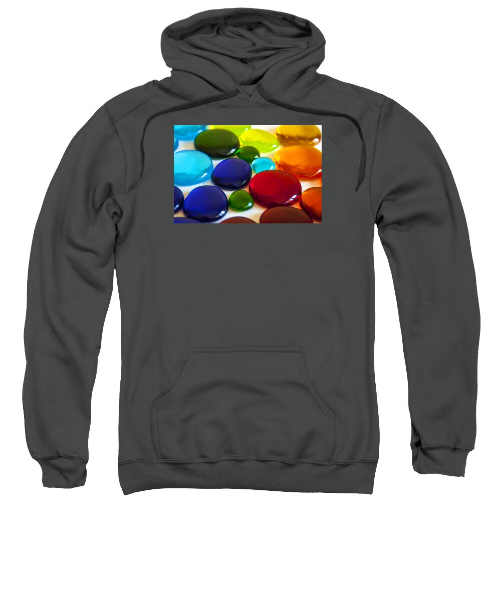Colors Sweatshirt featuring the photograph Circles of Color by Cathy Kovarik