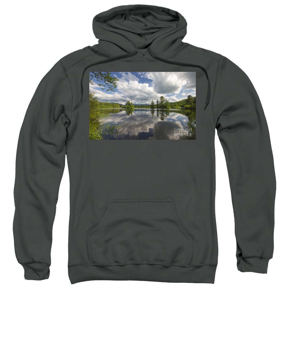 Coffin Pond Sweatshirt featuring the photograph Coffin Pond - Sugar Hill New Hampshire by Erin Paul Donovan