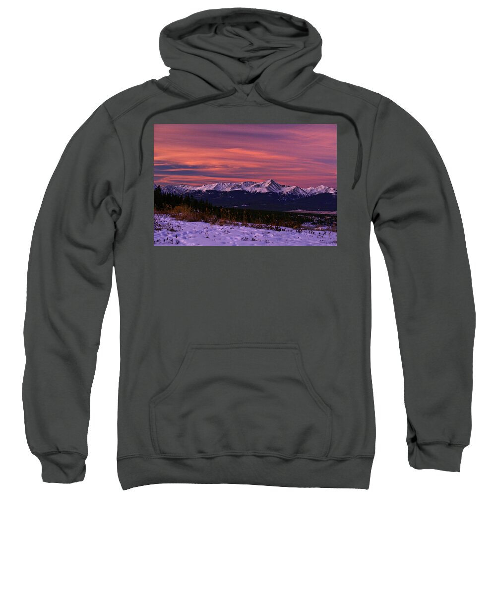 Colorado Sweatshirt featuring the photograph Color of Dawn by Jeremy Rhoades