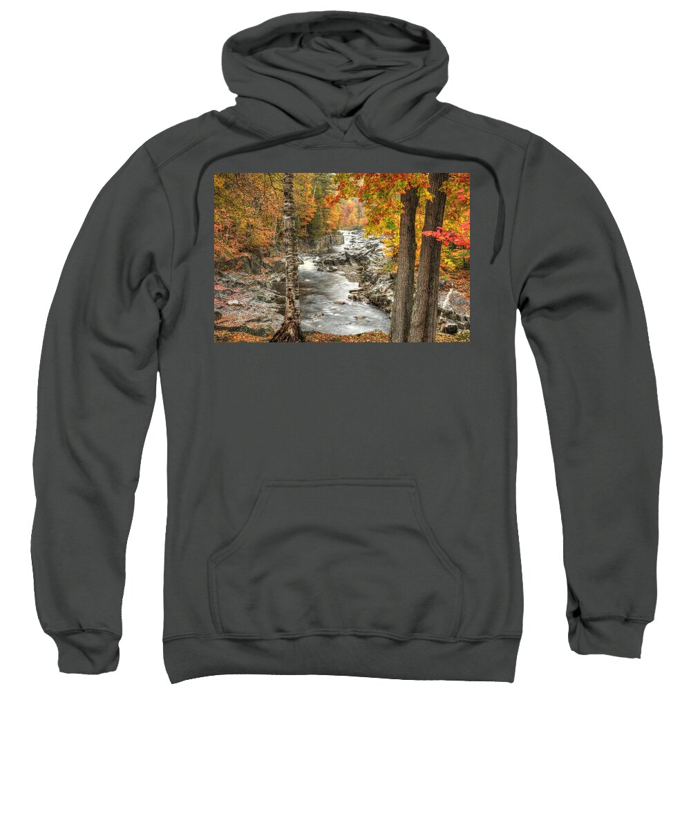 Photograph Sweatshirt featuring the photograph Colorful Creek by Richard Gehlbach