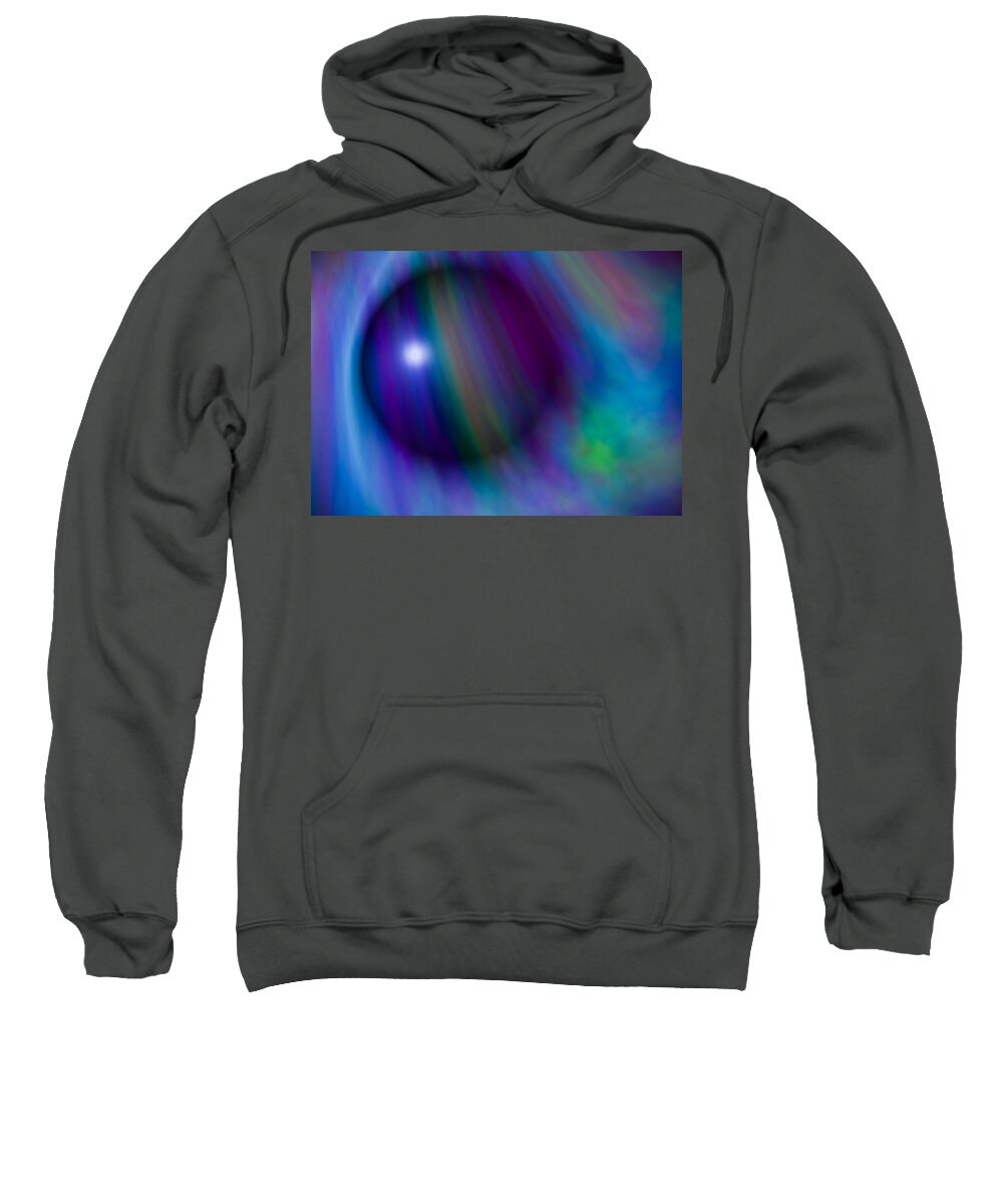 Artmatic Sweatshirt featuring the digital art Colours of Creation by Hakon Soreide