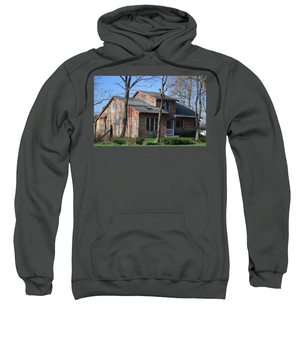Wooden House Sweatshirt featuring the photograph Country Home by Tikvah's Hope