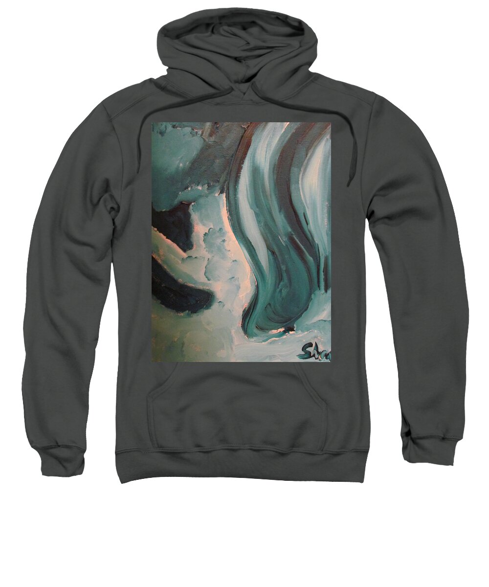 Acrylic Sweatshirt featuring the painting Dancing by Shea Holliman