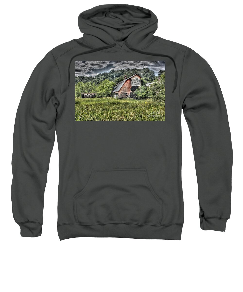 Old Sweatshirt featuring the photograph Dark Days For The Farm by Dan Stone