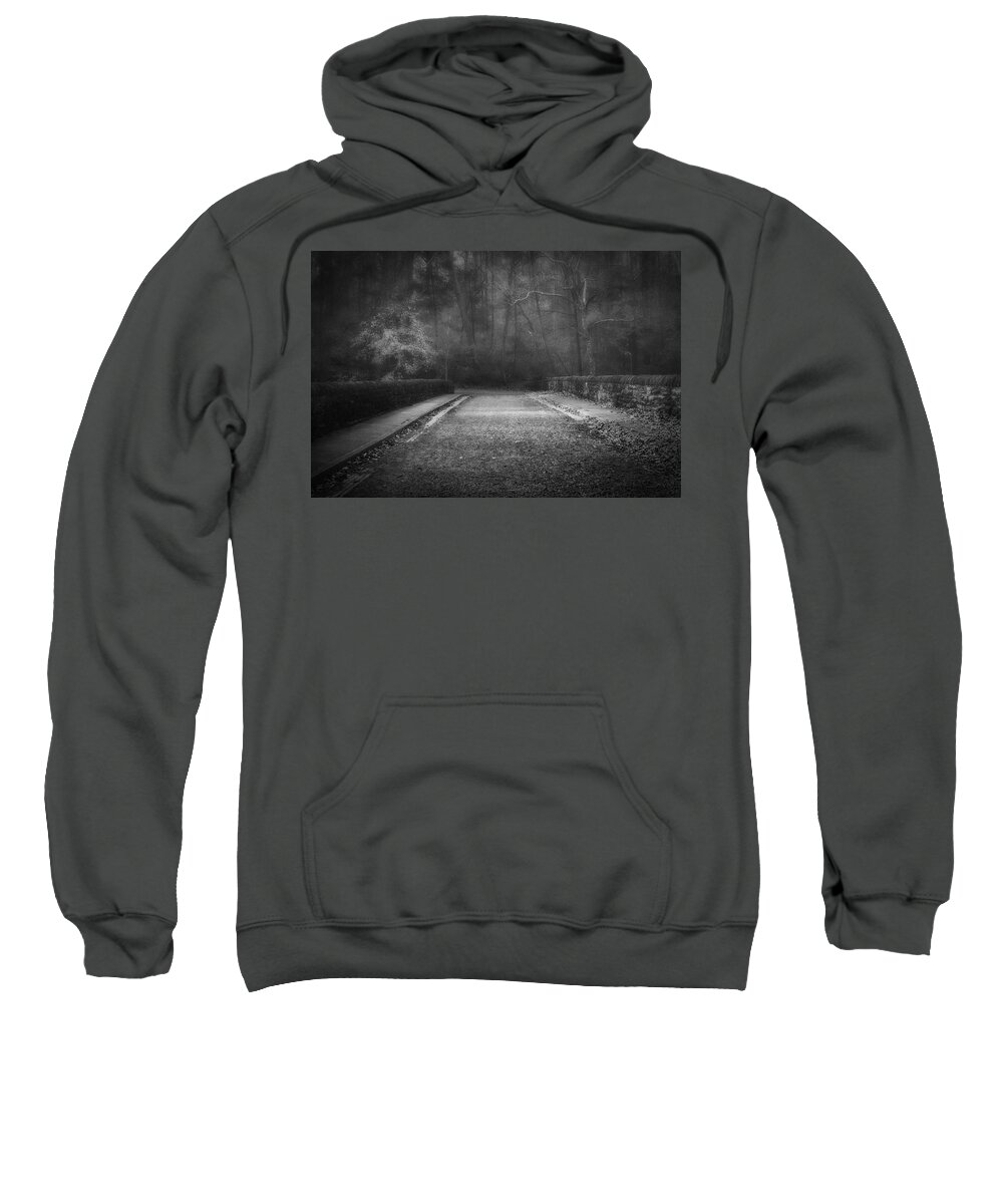 Landscape Sweatshirt featuring the photograph Dark path by Rob Dietrich
