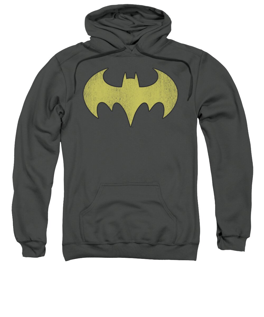 Dc - Batgirl Logo Adult Pull-Over Hoodie by Brand A - Pixels Merch
