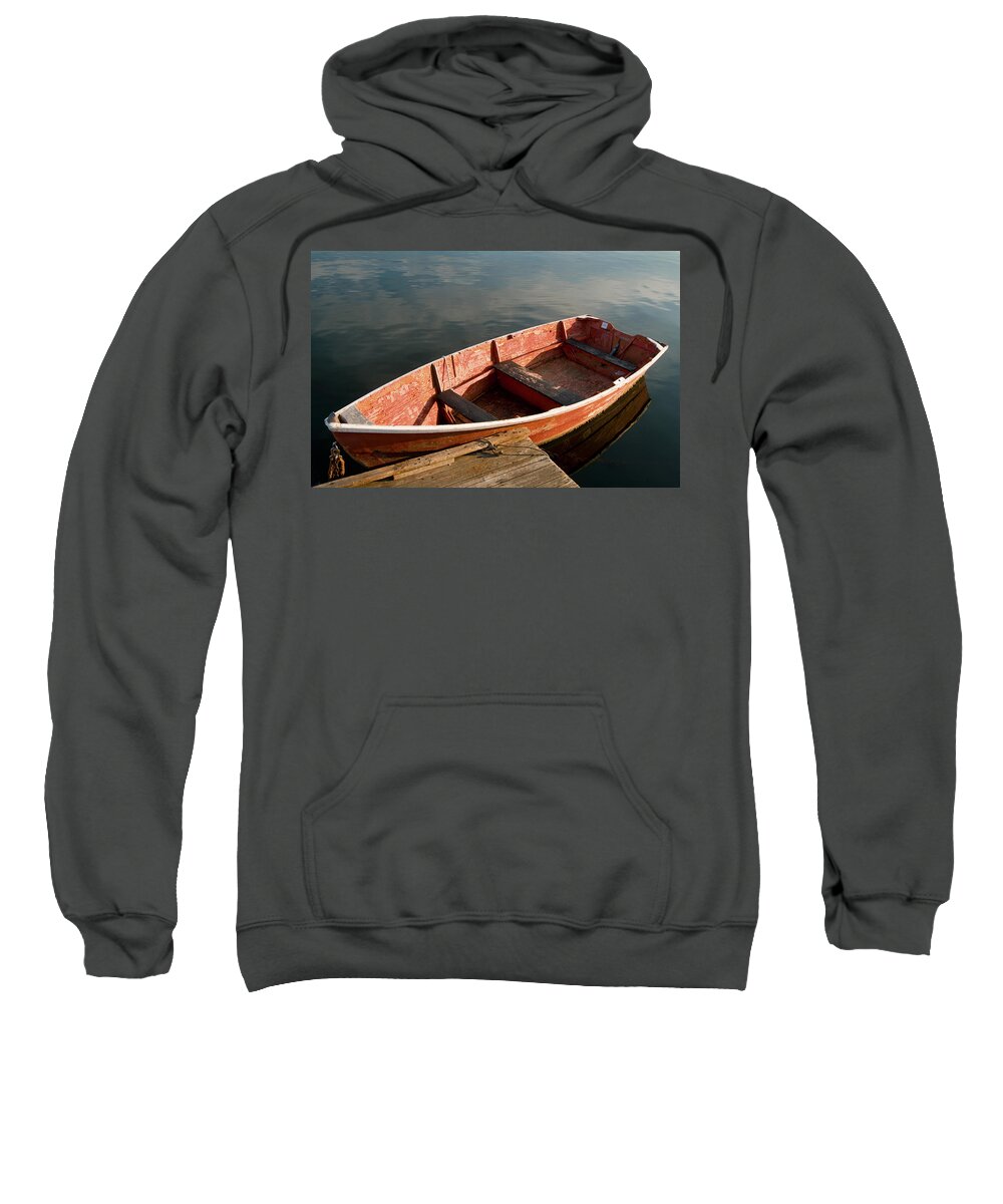 Boat Sweatshirt featuring the photograph Dingy by Robert Dann