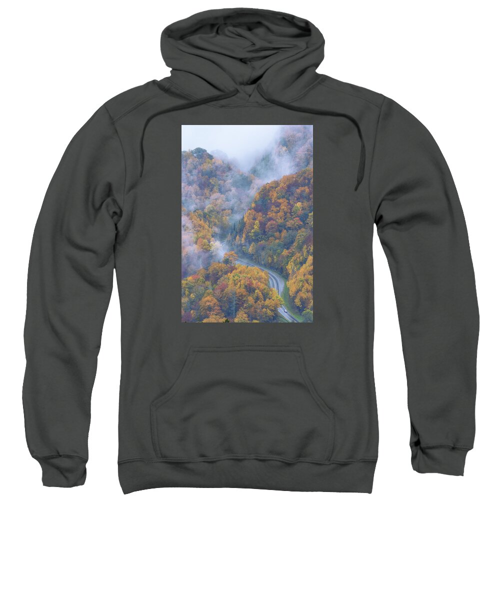 Nature Sweatshirt featuring the photograph Down Below by Chad Dutson