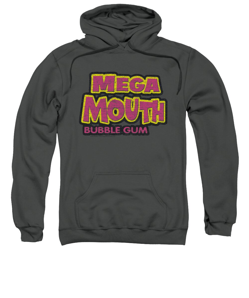 Dubble Bubble Sweatshirt featuring the digital art Dubble Bubble - Mega Mouth by Brand A