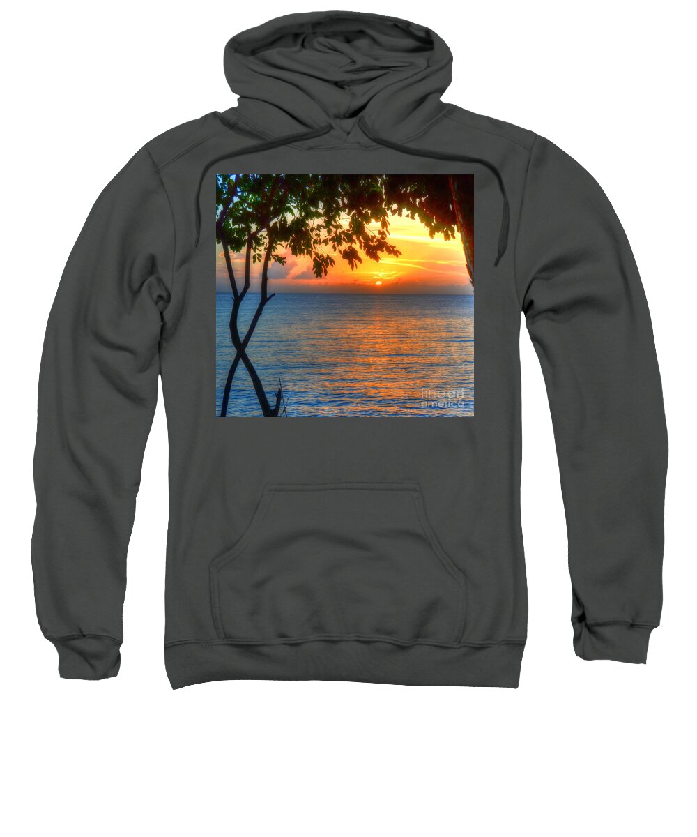Sunset Sweatshirt featuring the photograph End of Day by Debbi Granruth