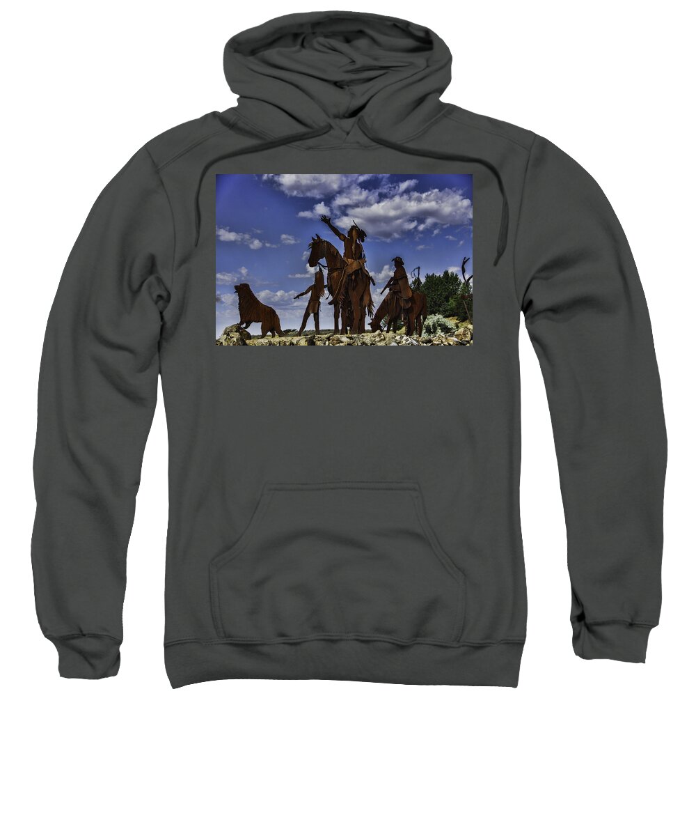 Lewiston Idaho Sweatshirt featuring the photograph Entrance to Lewiston ID by Ron Roberts