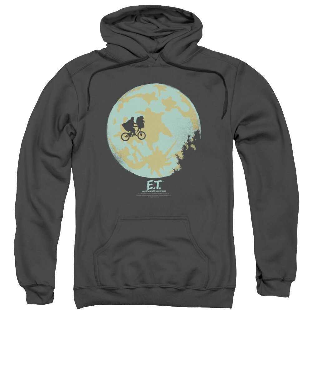 Et Sweatshirt featuring the digital art Et - In The Moon by Brand A