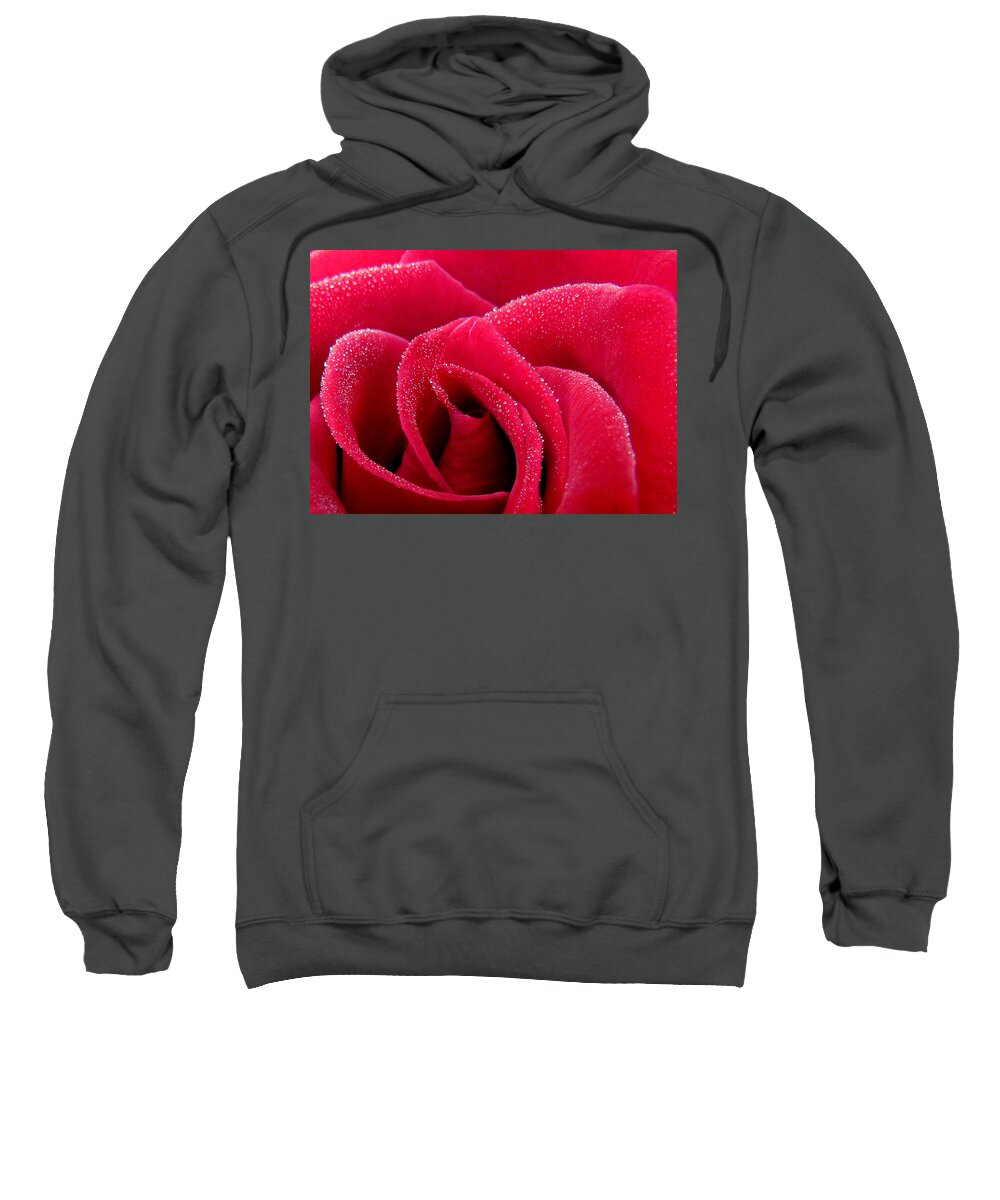 Rose Sweatshirt featuring the photograph Fairy Dust or Angel Kisses by Lori Lafargue