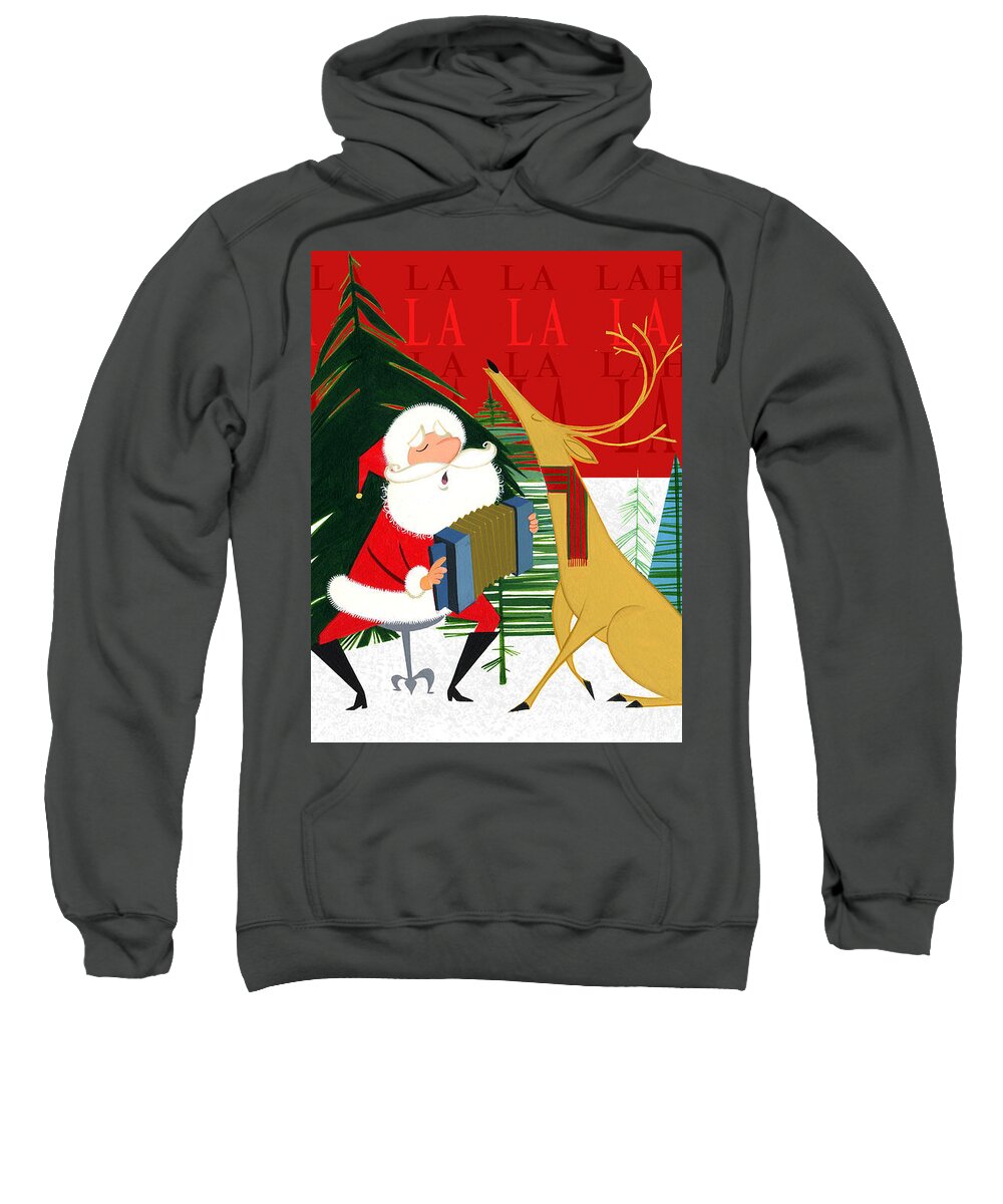 Michael Humphries Sweatshirt featuring the painting Falalalalah by Michael Humphries