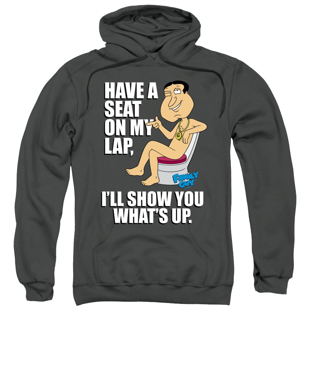  Sweatshirt featuring the digital art Family Guy - Whats Up by Brand A
