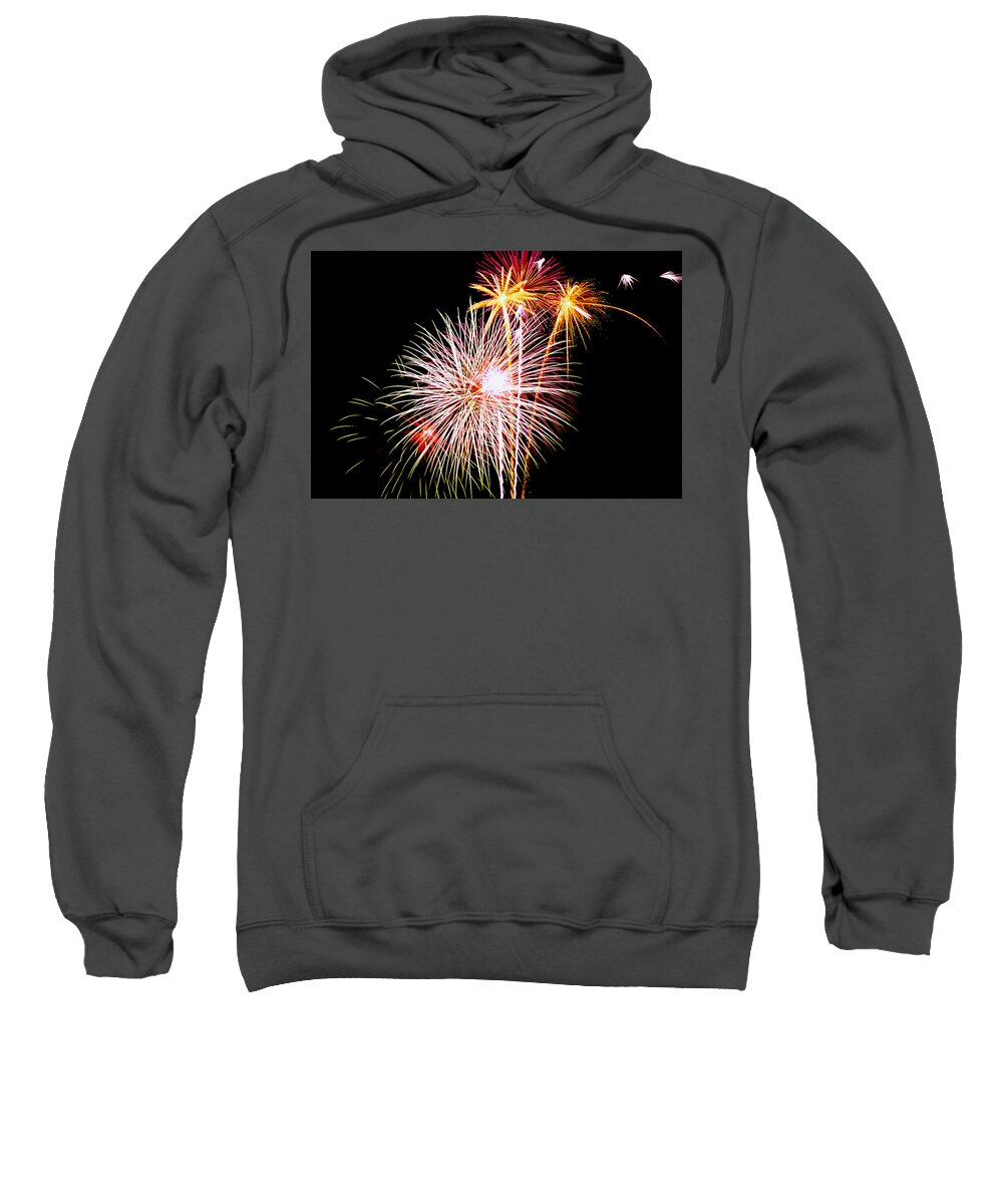 Fireworks Sweatshirt featuring the photograph Fireworks II by Matt Swinden