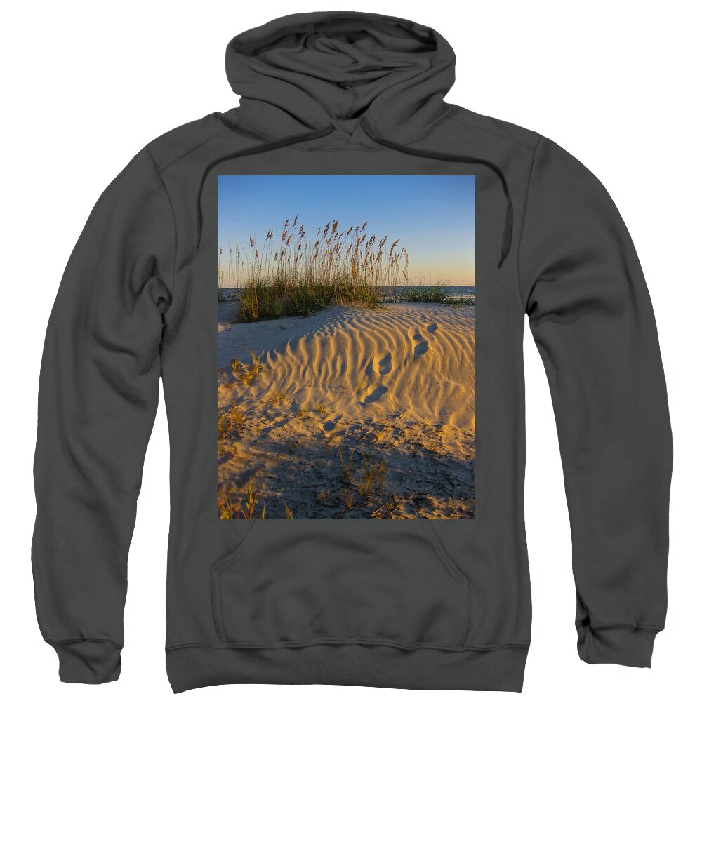 Footprints Sweatshirt featuring the photograph Footprints by Patricia Schaefer