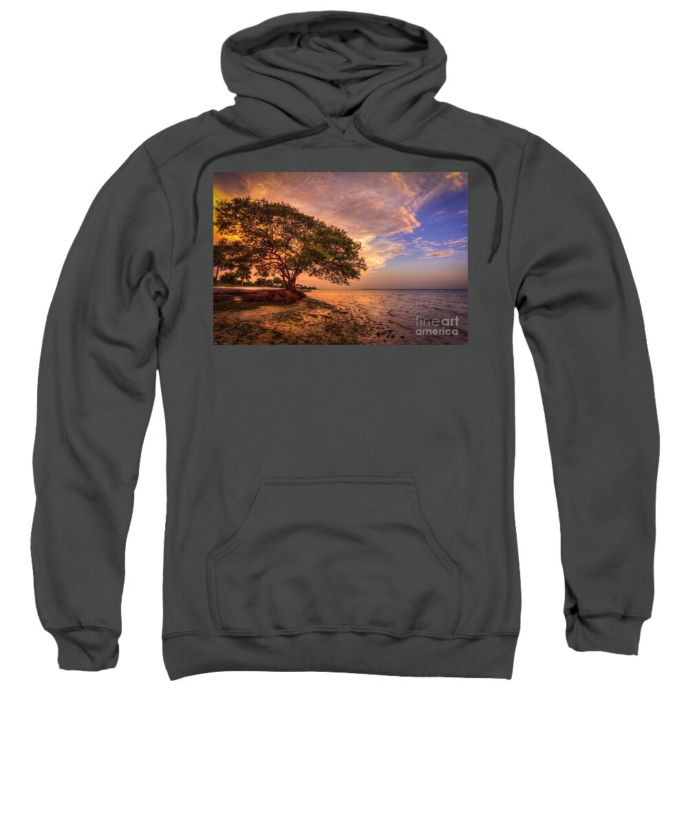 Picnic Island Park Sweatshirt featuring the photograph Gentle Whisper by Marvin Spates